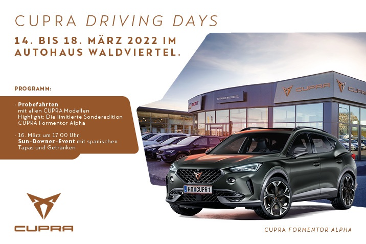 CUPRA Driving Days