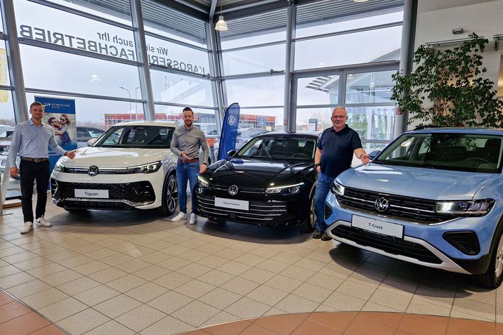 VW Tiguan, Passat Variant und T-Cross