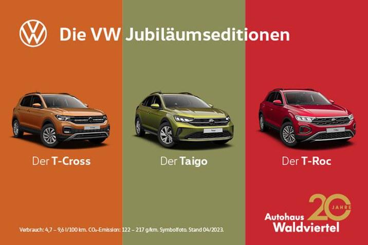 VW Jubiläumseditionen